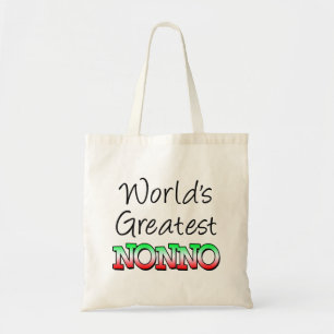 Bolsa Tote Sacola italiana do vovô do Nonno do mundo a grand