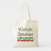 Sacola italiana do vovô do Nonno do mundo a grande