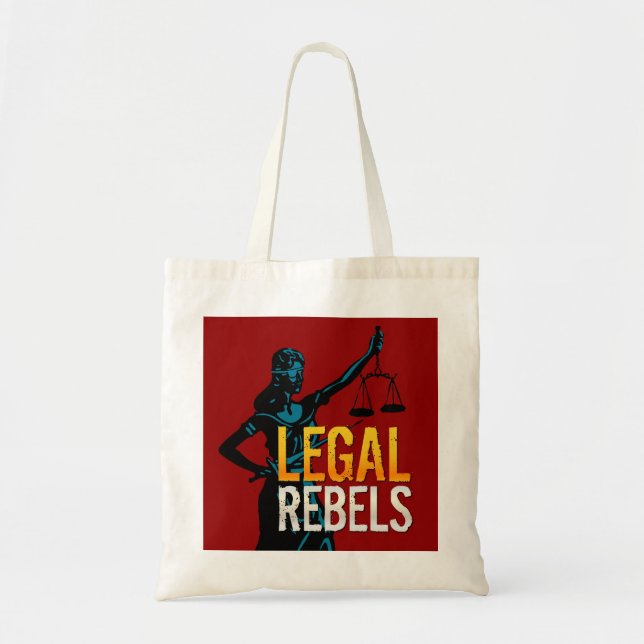 Bolsa Tote Sacola legal dos rebeldes (Frente)
