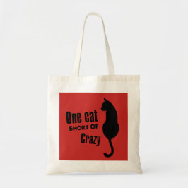 Bolsa Tote Sacola louca da senhora Engraçado Meow do gato