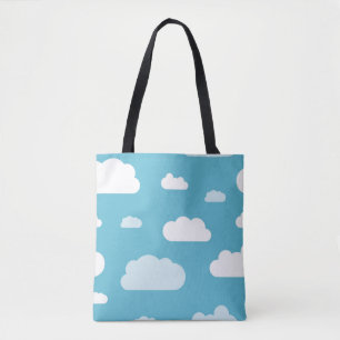 Bolsa Tote Sacola macia do céu das nuvens