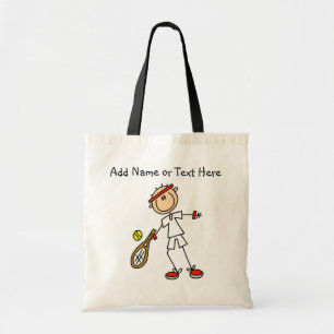 Bolsa Tote Sacola masculina personalizada do jogador de téni