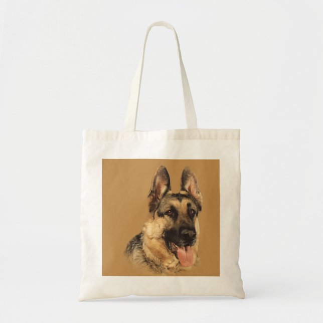 Bolsa Tote Sacola muito considerável do german shepherd (Frente)