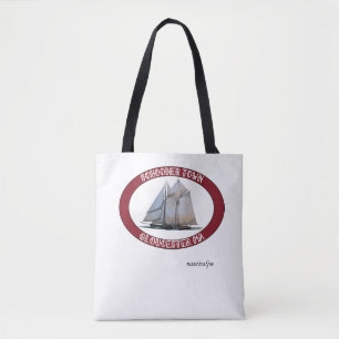 Bolsa Tote sacola náutica da escuna
