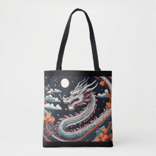 Bolsa Tote sacola night dragon