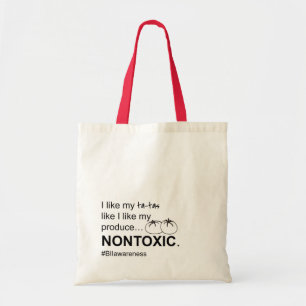 Bolsa Tote Sacola Nontoxic do mercado da consciência do