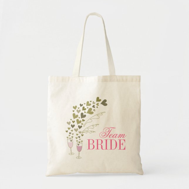 Bolsa Tote Sacola nupcial de Bachelorette dos elogios (Frente)