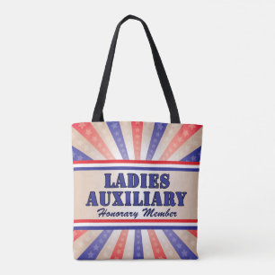 Bolsa Tote Sacola patriótica auxiliar Andy Mathis das