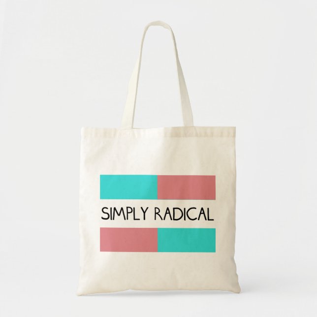 Bolsa Tote Sacola pequena da bandeira simplesmente radical (Frente)