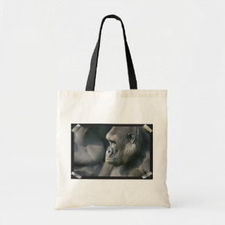 Bolsa Tote Sacola pequena das canvas do gorila de montanha