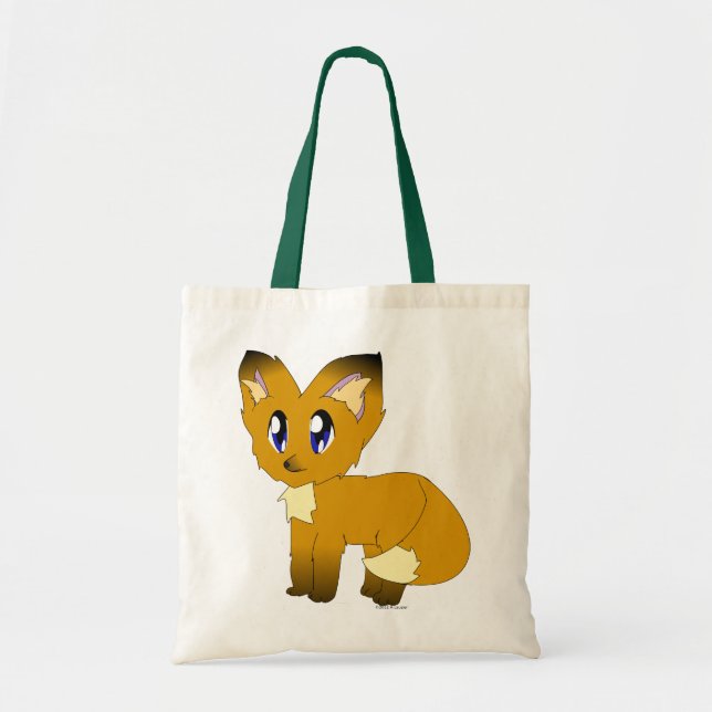 Bolsa Tote Sacola pequena desalinhado bonito do Fox (Frente)
