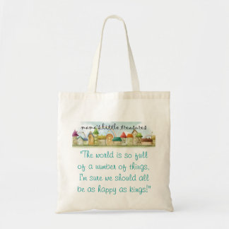 Bolsa Tote sacola pequena dos tesouros do mama
