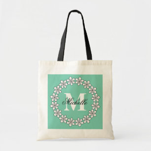 Bolsa Tote Sacola personalizada da dama de honra da flor do