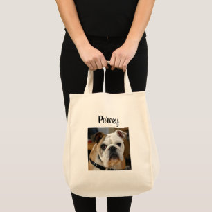 Bolsa Tote Sacola personalizada da foto do cão