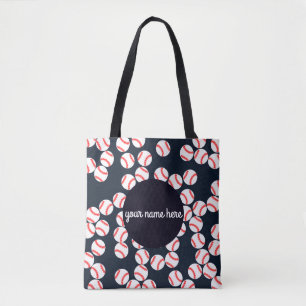 Bolsa Tote Sacola personalizada do basebol