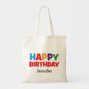 Bolsa Tote Sacola personalizada do feliz aniversario