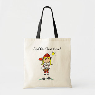 Bolsa Tote Sacola personalizada do home run do basebol