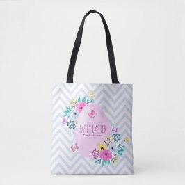 Bolsa Tote Sacola personalizada elegante do felz pascoa |