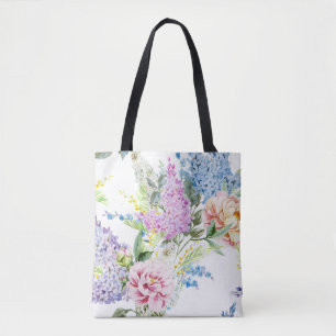 Bolsa Tote Sacola pintado mão bonita & elegante de
