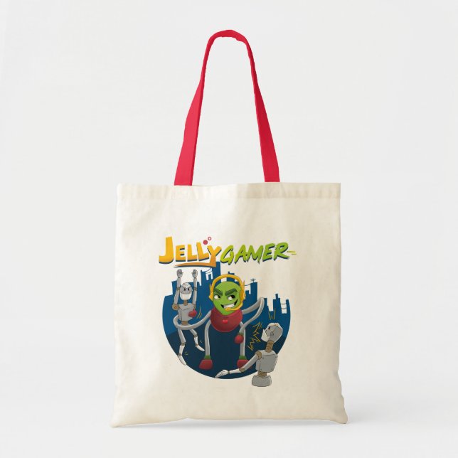 Bolsa Tote Sacola que caracteriza JellyGamer (Frente)