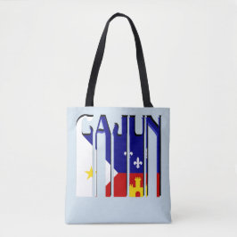 Bolsa Tote Sacola retro de Louisiana da bandeira de Cajun