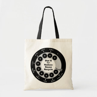Bolsa Tote Sacola retro - reduza, reúso, recicl