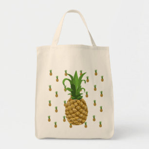 Bolsa Tote Sacola reusável do mantimento do abacaxi