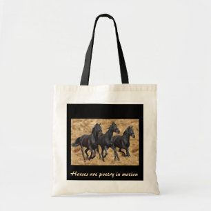 Bolsa Tote Sacola selvagem dos cavalos