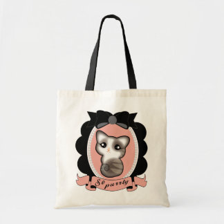 Bolsa Tote Sacola tão purrty do gatinho