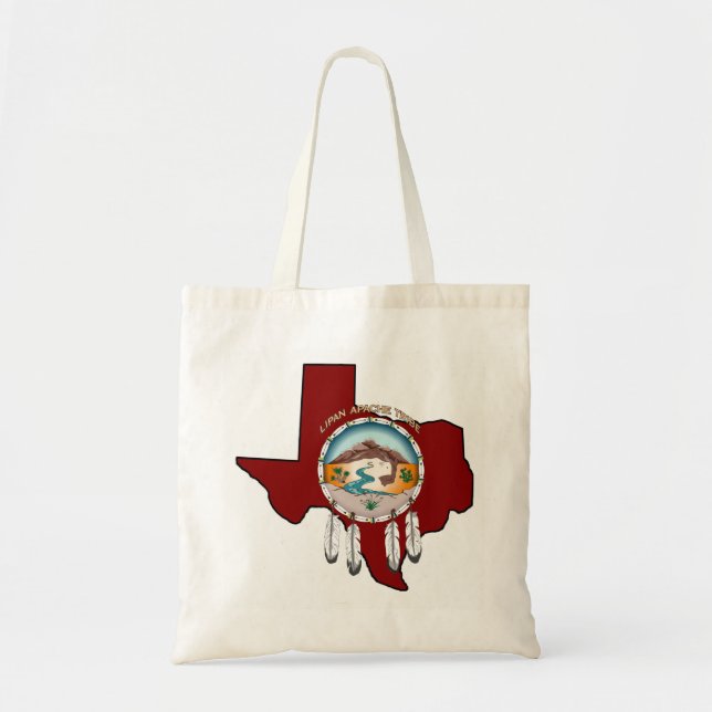 Bolsa Tote Sacola tribal da compra de Texas do protetor (Frente)