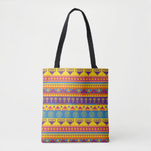 Bolsa Tote Sacola tribal do estilo mexicano