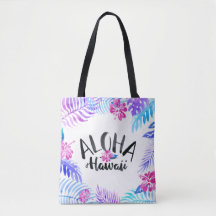 Sacola tropical de Havaí | da aguarela Aloha