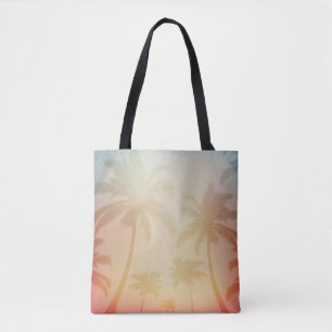 Bolsa Tote Sacola tropical morna simples do fundo  