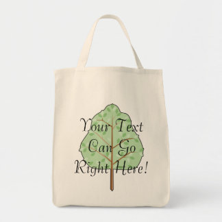 Bolsa Tote Sacola verde da árvore