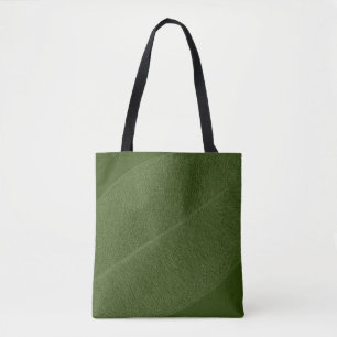 Bolsa Tote Sacola verde da ilustração da grade da folha