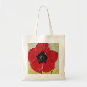 Bolsa Tote Sacola vermelha da papoila