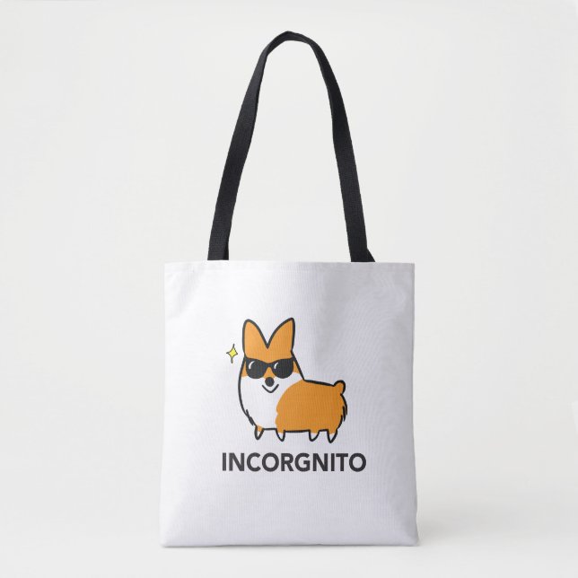 Bolsa Tote Sacola vermelha do prêmio de Incorgnito (Frente)