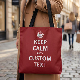 Bolsa Tote Sacolão de Modelo de Citação Personalizada Mantenh
