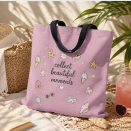 Bolsa Tote Sacolão de Praia Coletar Momentos Lindos