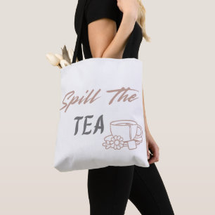 Bolsa Tote Sacolão Divertido "Fala Tudo" para Ela