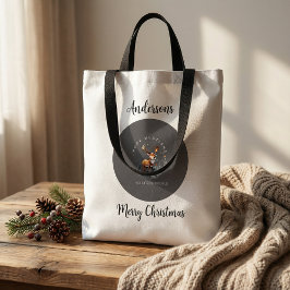 Bolsa Tote Sacolas de Natal de rena festivas femininas