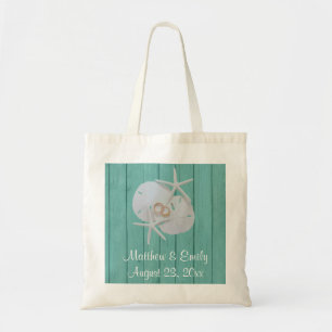 Bolsa Tote Sacolas do favor do casamento do dólar de areia d