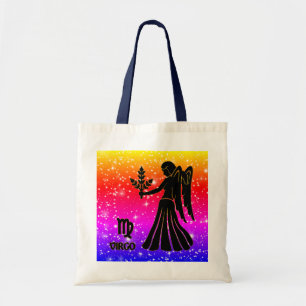 Bolsa Tote Sacolas modernas do zodíaco do Virgo