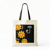 Sacolas Monogrammed:: Flores amarelas