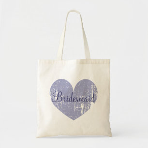 Bolsa Tote Sacolas personalizadas da dama de honra do coraç