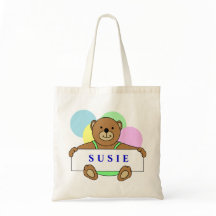 Sacolas personalizadas do urso de ursinho