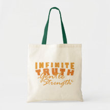 Sacolas Tote Verdade Infinita, Força Suave