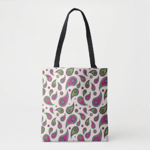 Bolsa Tote Sacos de Design de Pattern Paisley