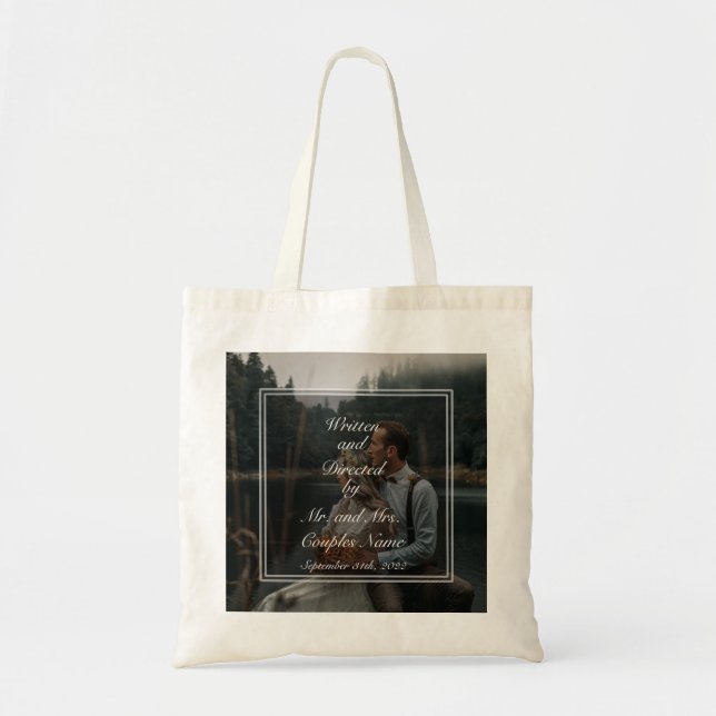 Bolsa Tote Sacos de mão para presentes de casamento (Frente)