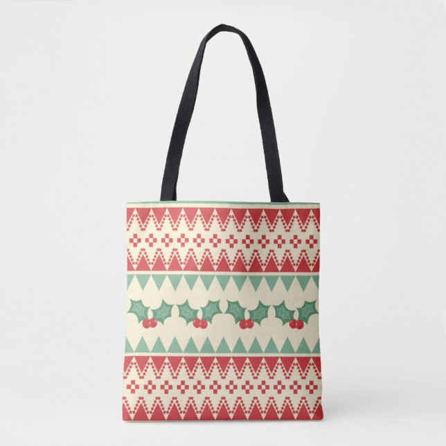 Bolsa Tote Sacos de Presente de Natal – Acessórios de Embrulh (Frente)